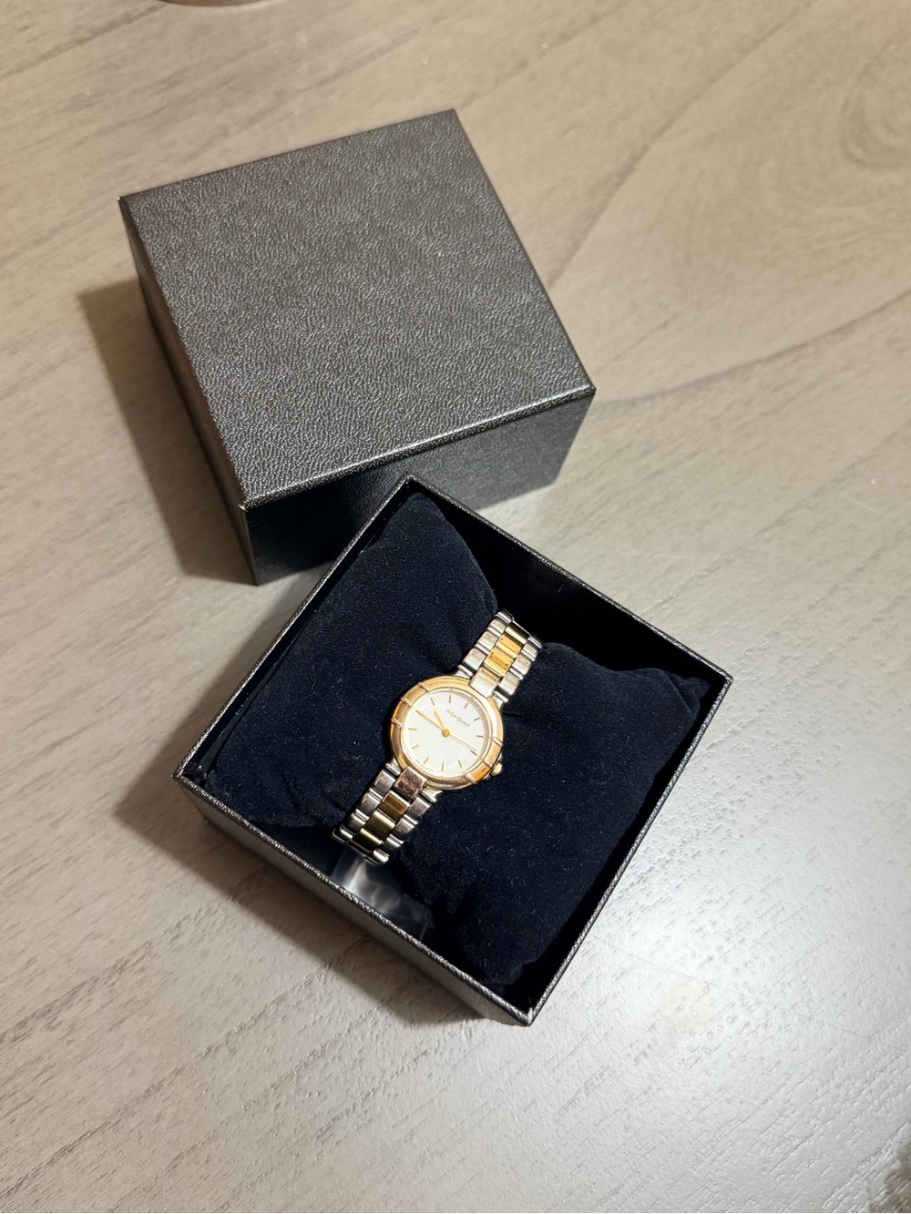 Yves Saint Laurent Two-Tone Vintage Quartz Watch ✨